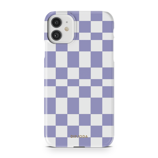 Mauve Checkers Phone Case