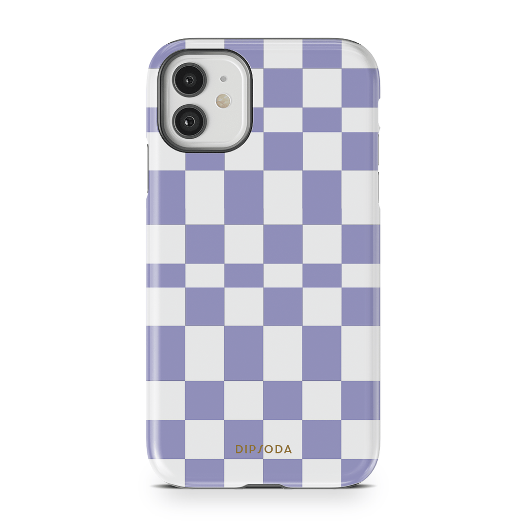 Mauve Checkers Phone Case