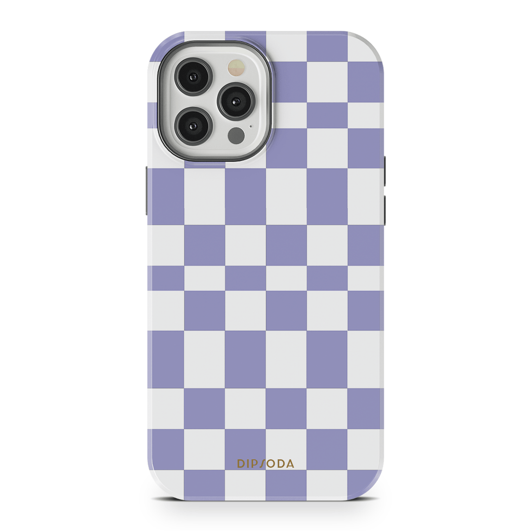 Mauve Checkers Phone Case