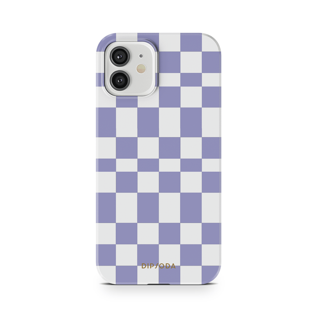 Mauve Checkers Phone Case