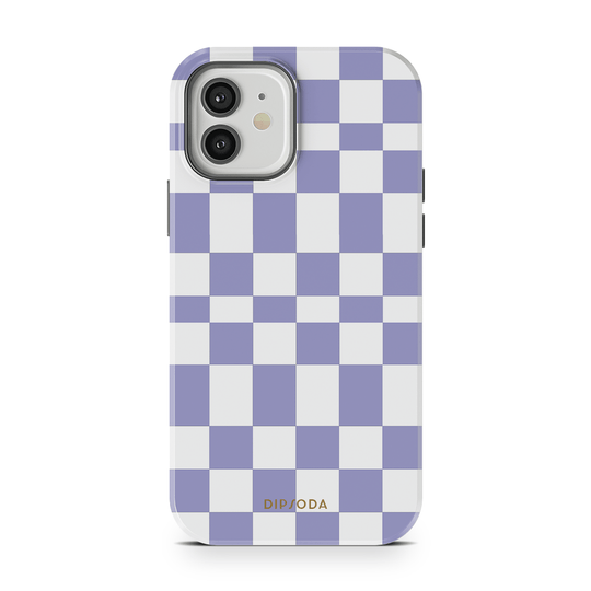 Mauve Checkers Phone Case