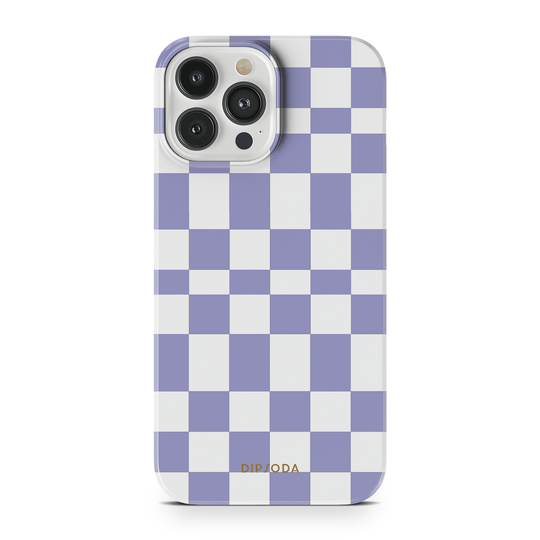 Mauve Checkers Phone Case