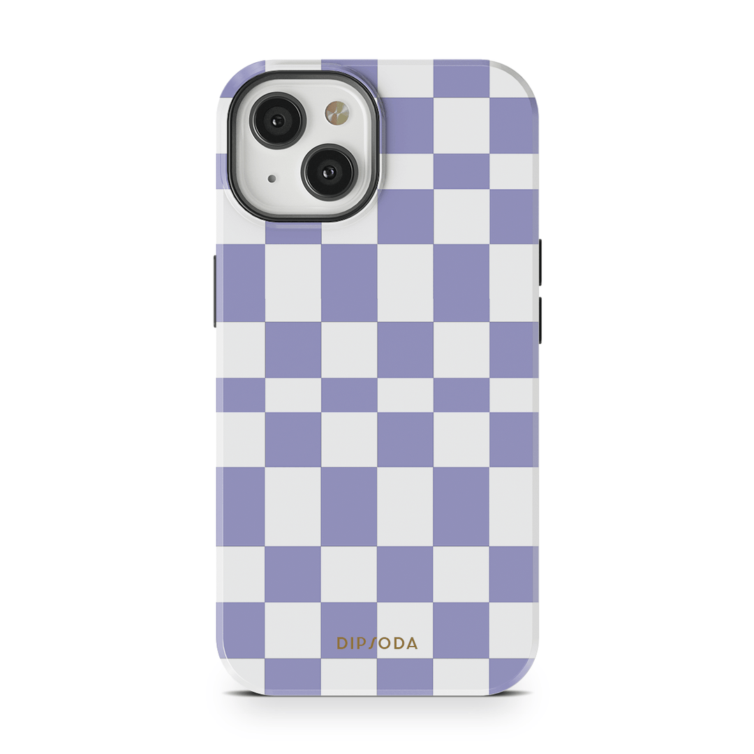 Mauve Checkers Phone Case