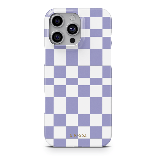 Mauve Checkers Phone Case