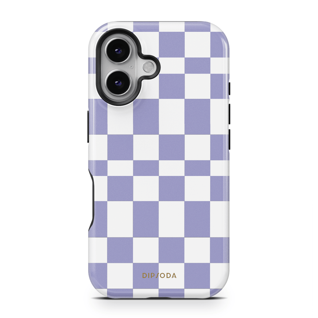 Mauve Checkers Phone Case