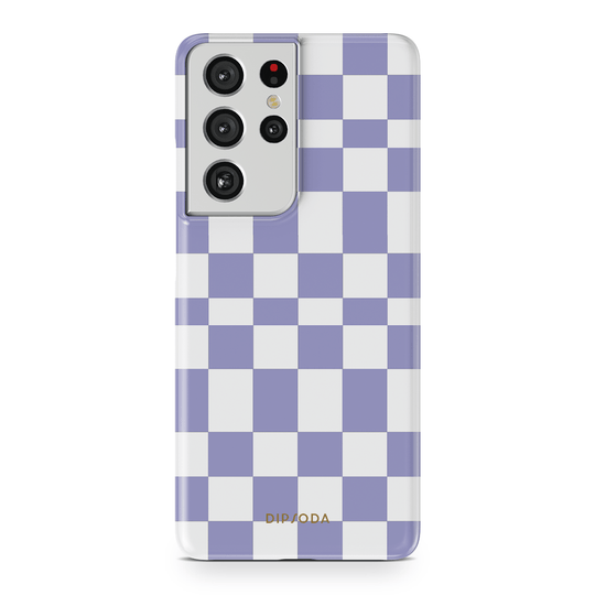 Mauve Checkers Phone Case