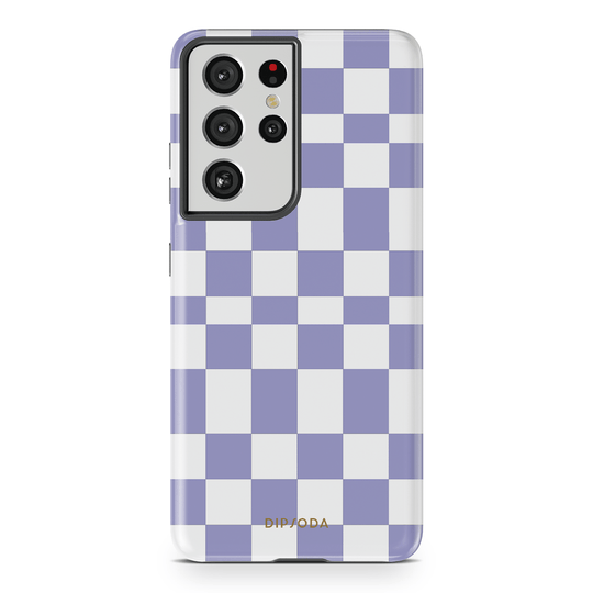 Mauve Checkers Phone Case