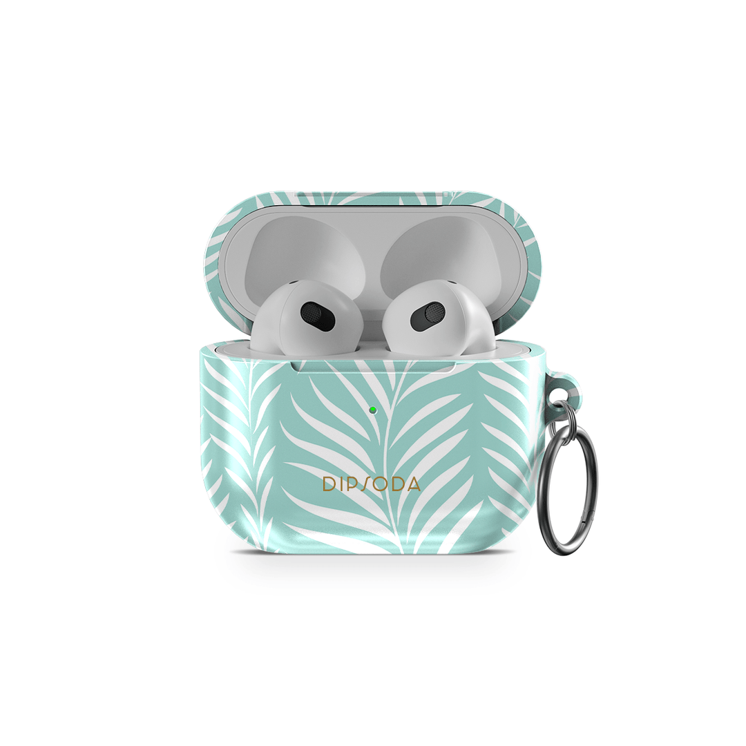 Minted Ferns AirPods Case