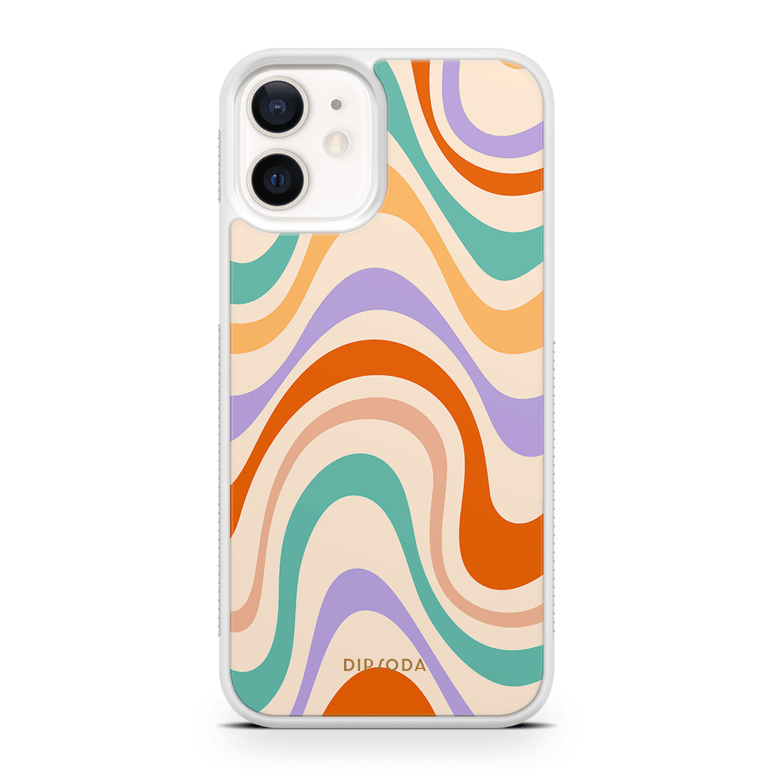 Pastel Waves Rubber Phone Case