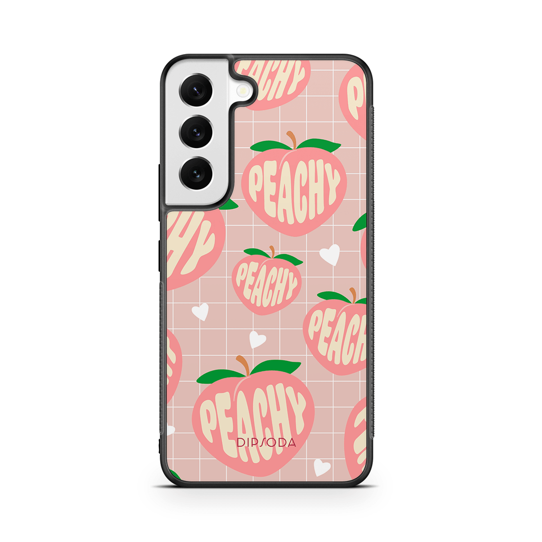 Peachy Blush Rubber Phone Case