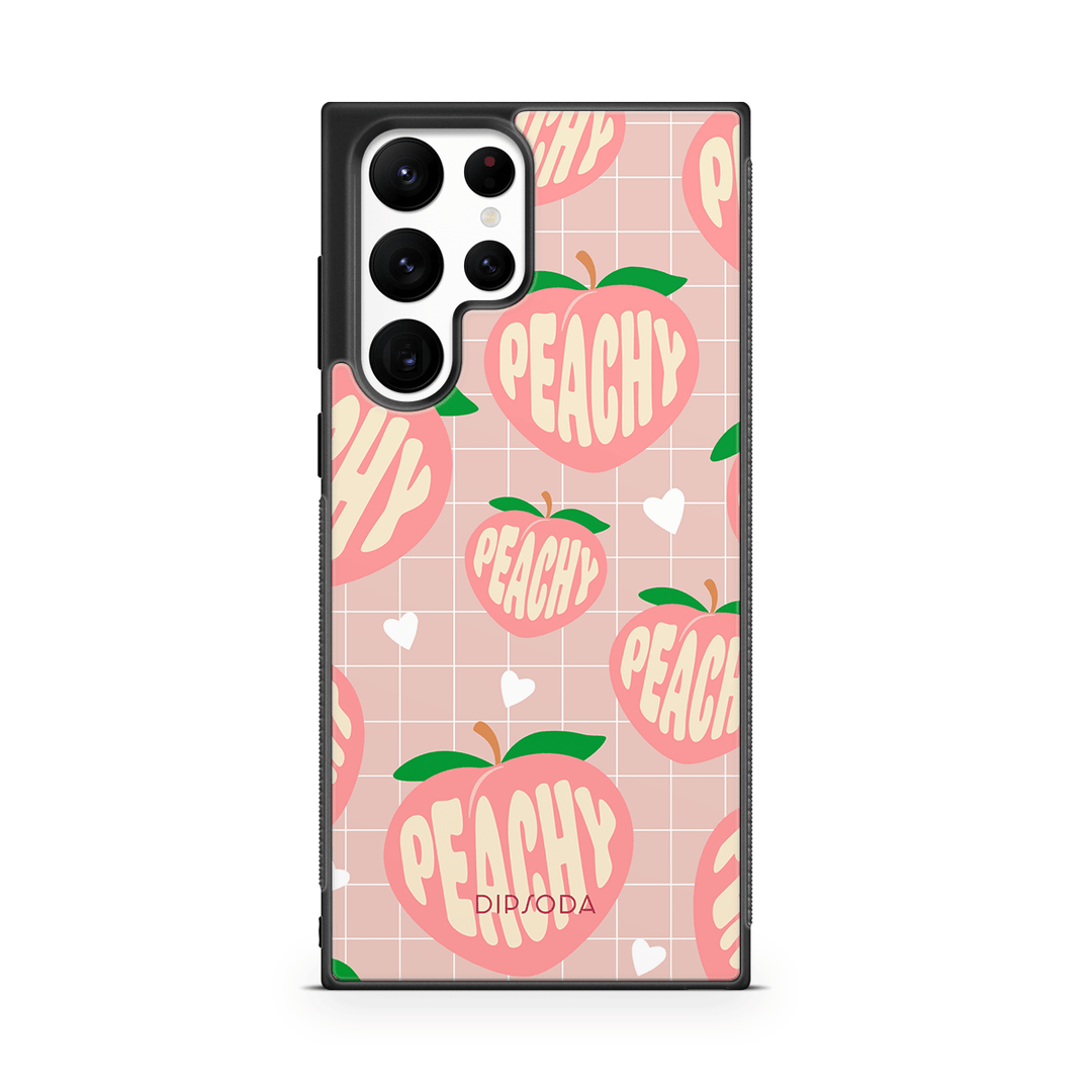 Peachy Blush Rubber Phone Case