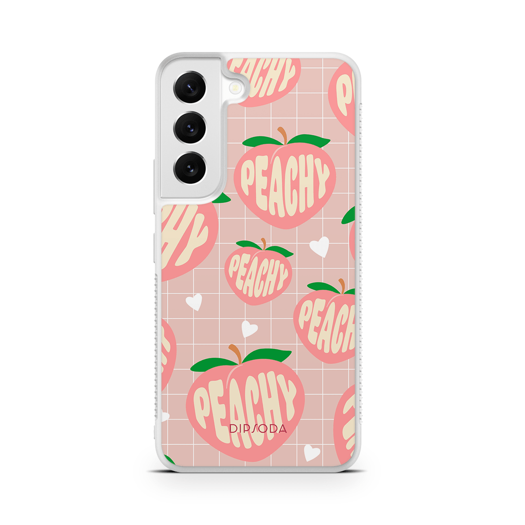 Peachy Blush Rubber Phone Case