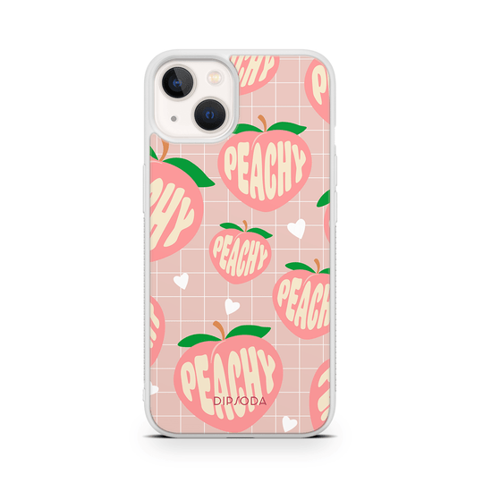 Peachy Blush Rubber Phone Case