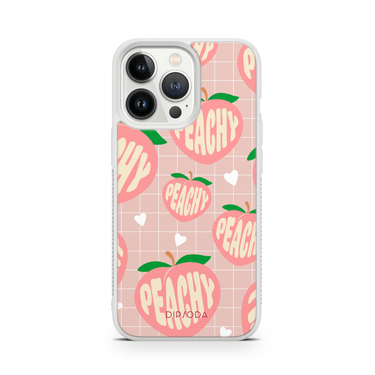 Peachy Blush Rubber Phone Case