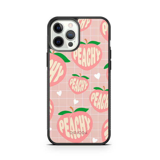 Peachy Blush Rubber Phone Case