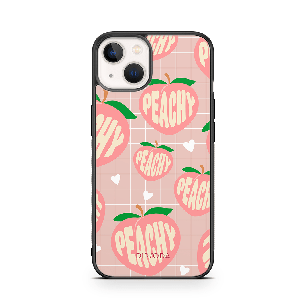 Peachy Blush Rubber Phone Case