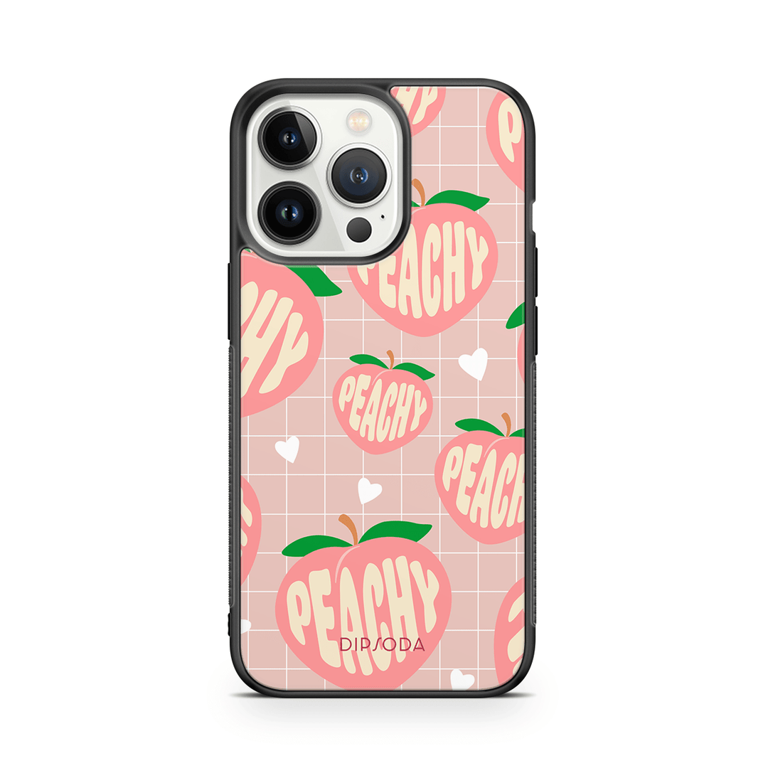 Peachy Blush Rubber Phone Case