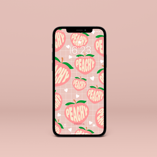 Peachy Blush Wallpaper Background