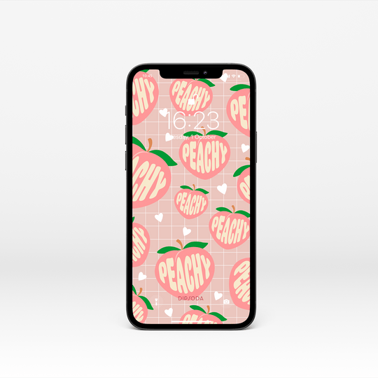 Peachy Blush Wallpaper Background