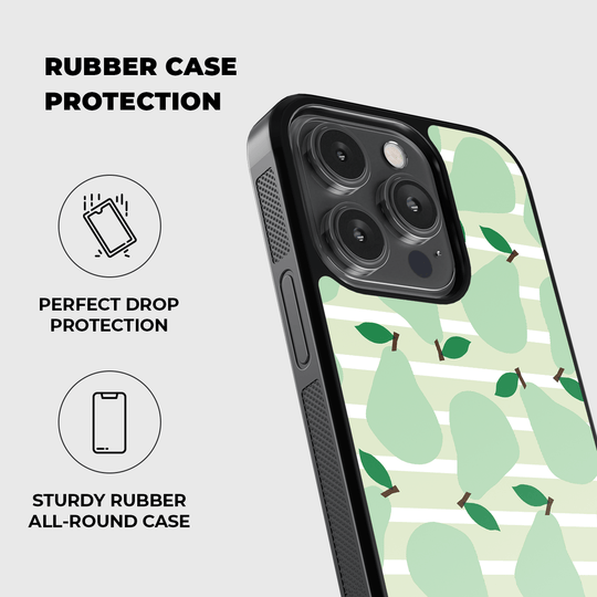 Pear Passion Rubber Phone Case