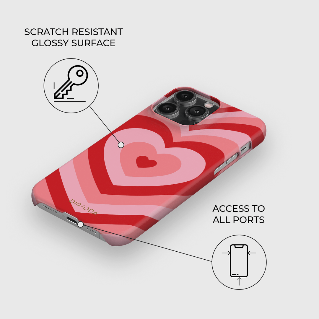 Pink Heart Phone Case