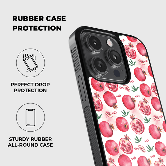 Pomegranate Juice Rubber Phone Case