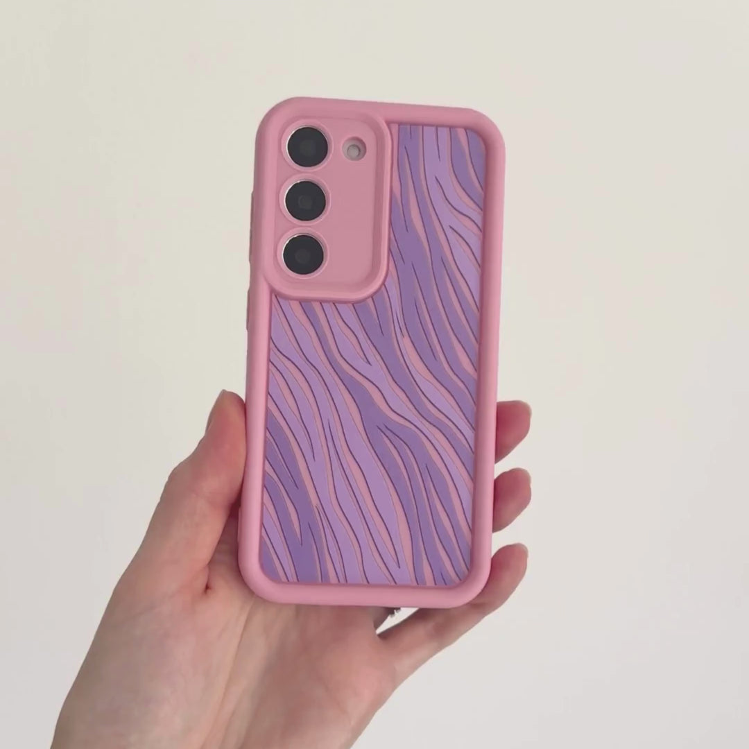 Pink Zebra Samsung Phone Case