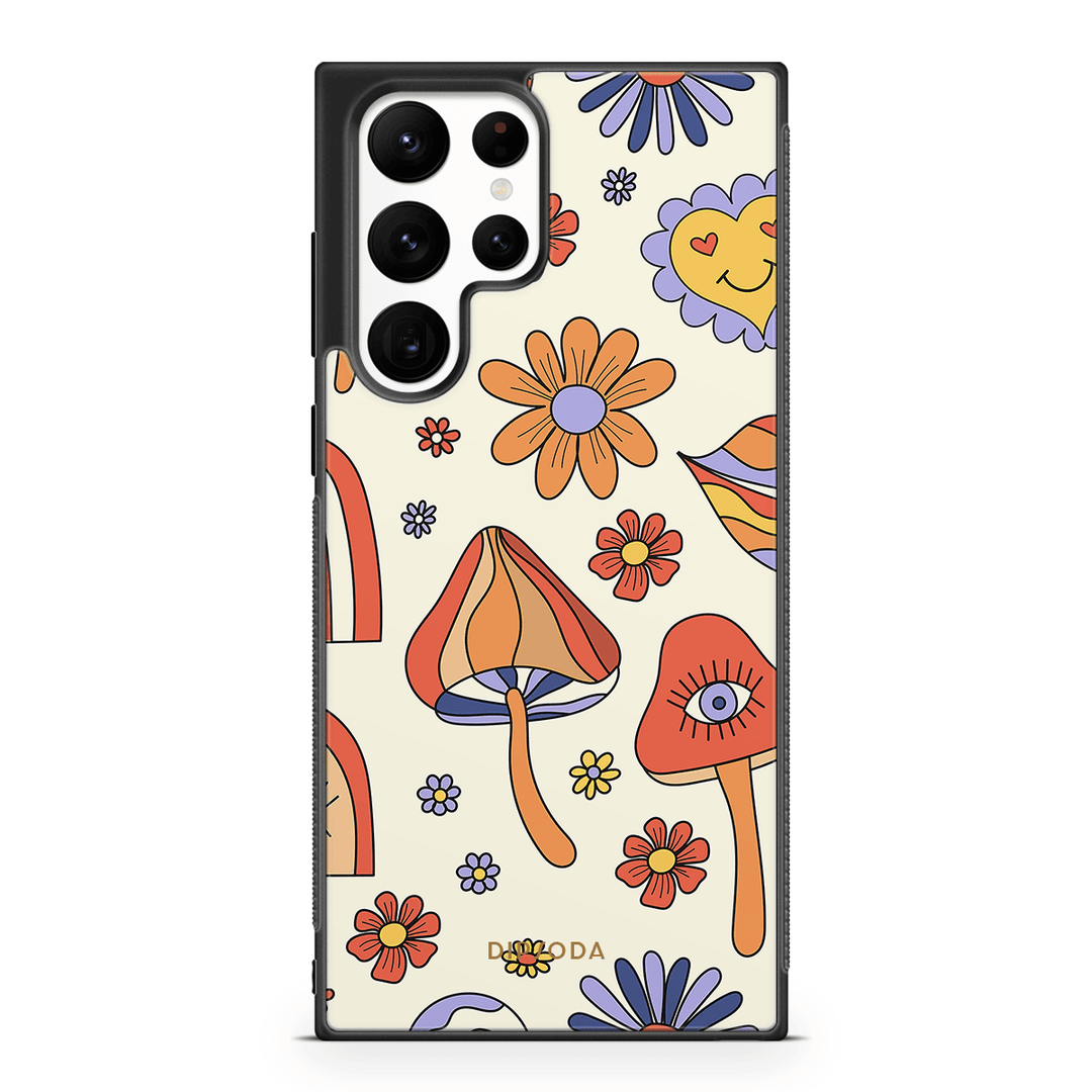 Retro Things Rubber Phone Case