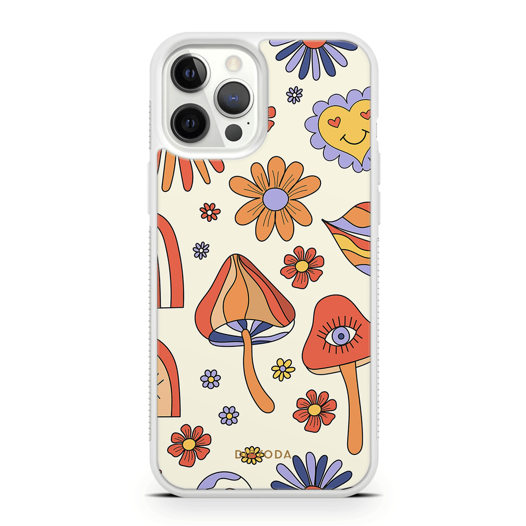 Retro Things Rubber Phone Case