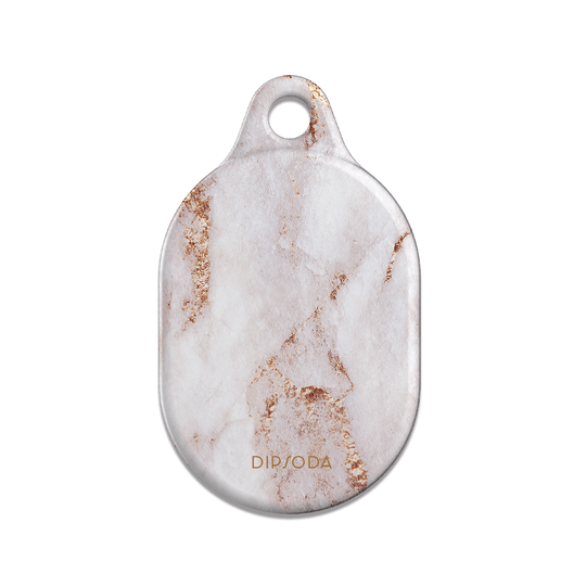 Rose Gold Marble AirTag Case