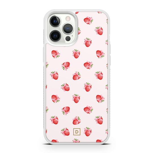 Strawberry Kiss Rubber Phone Case