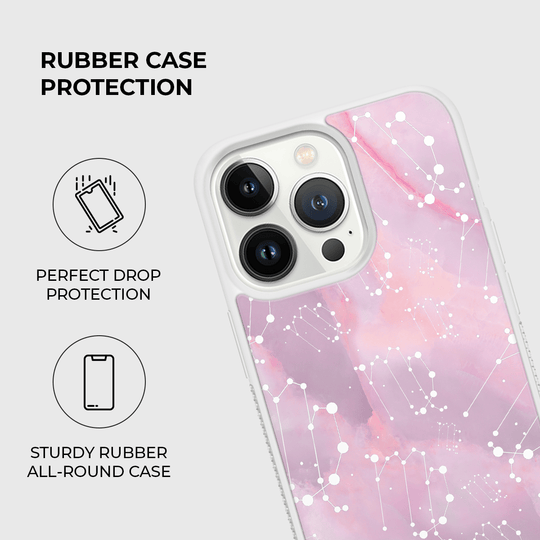 Virgo Zodiac Rubber Phone Case