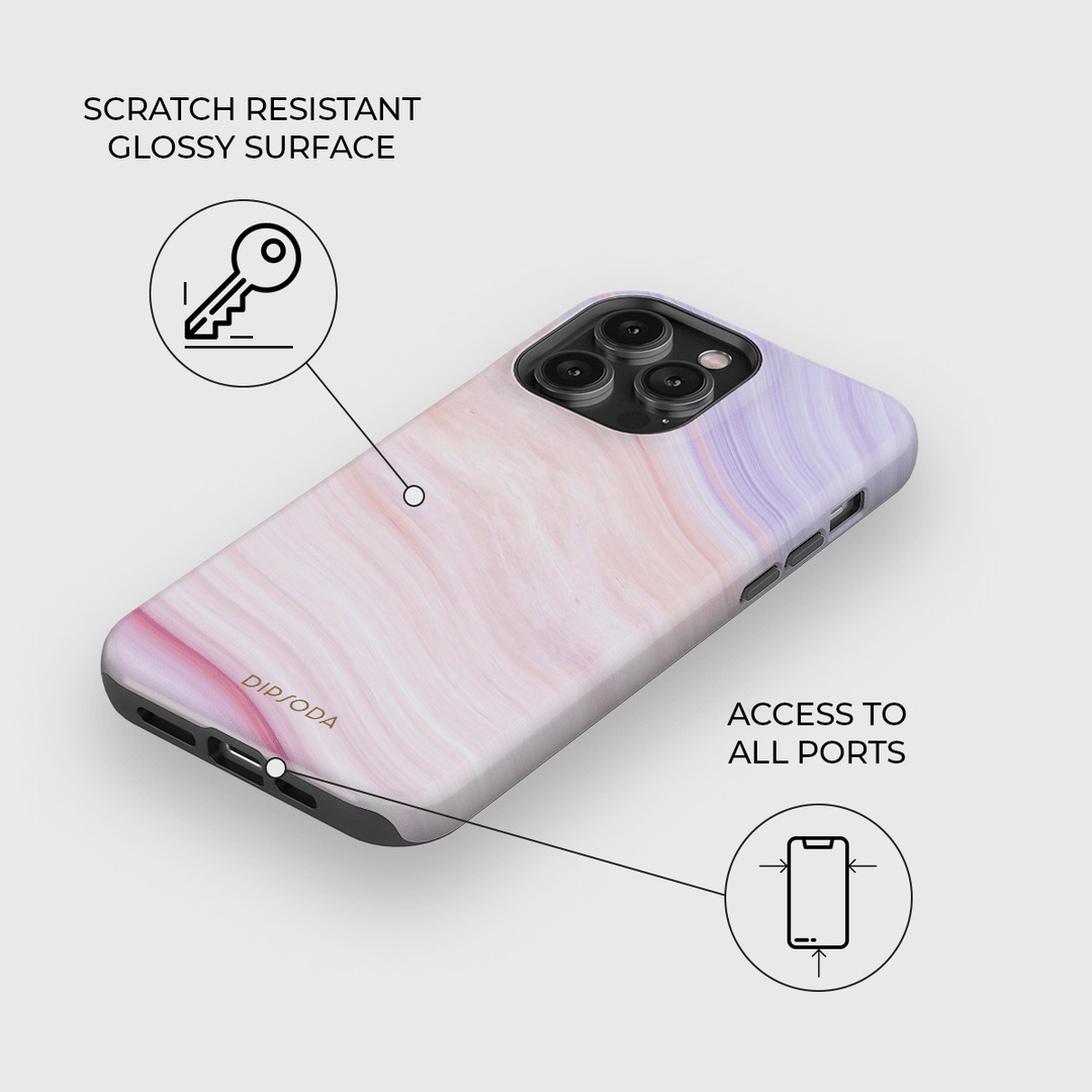 Candyfloss Marble Phone Case