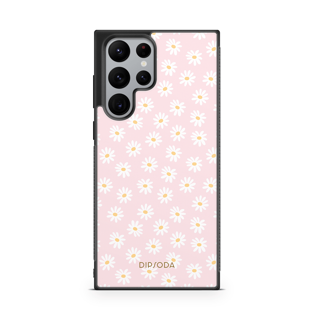 Cute Daisies Rubber Phone Case