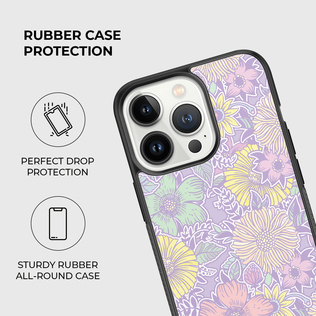 Flower Power Rubber Phone Case