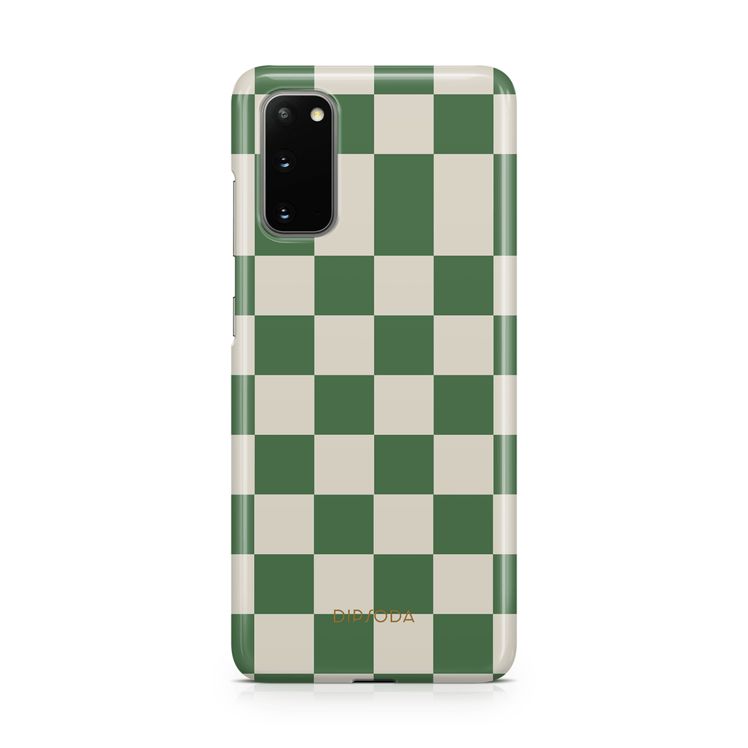 Green Checkers Phone Case