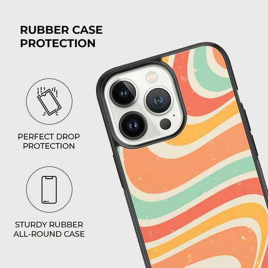 Groovy Baby Rubber Phone Case