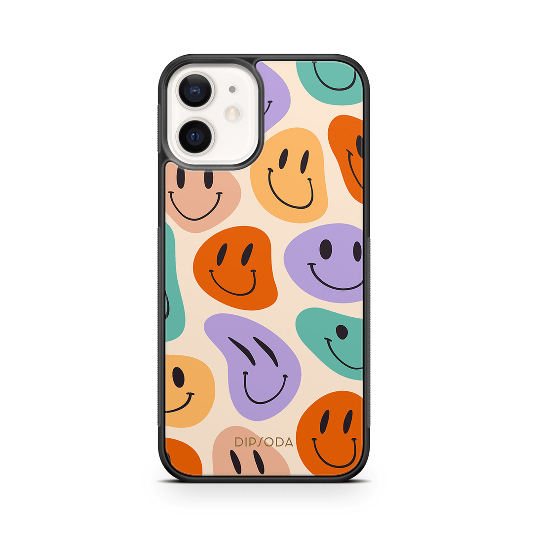 Happy Faces Rubber Phone Case