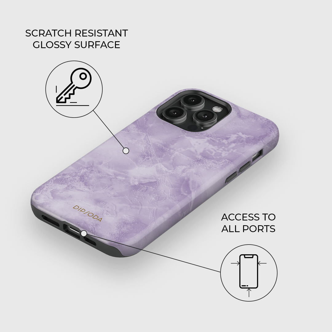 Lavender Quartz Phone Case