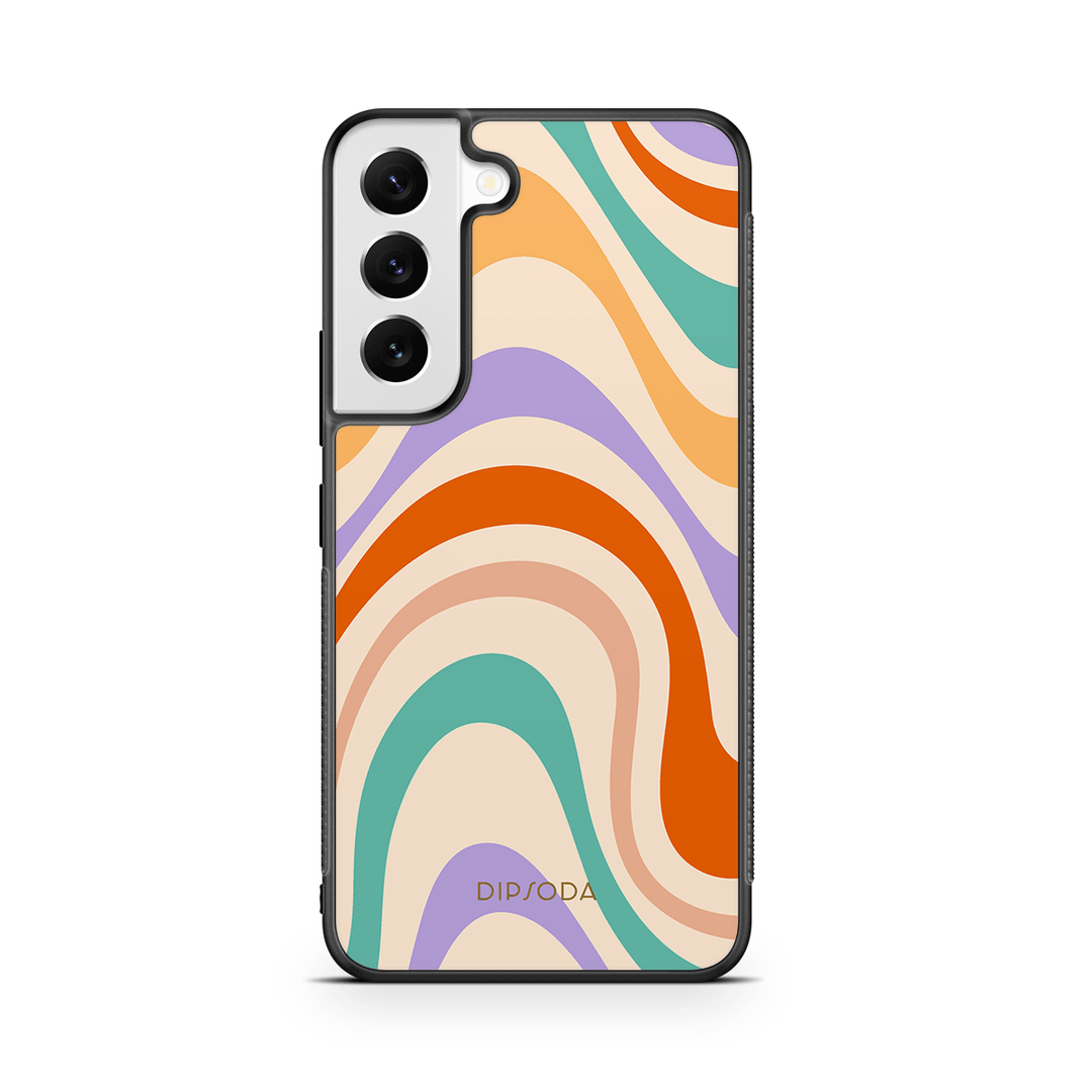 Pastel Waves Rubber Phone Case