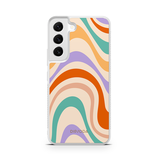 Pastel Waves Rubber Phone Case