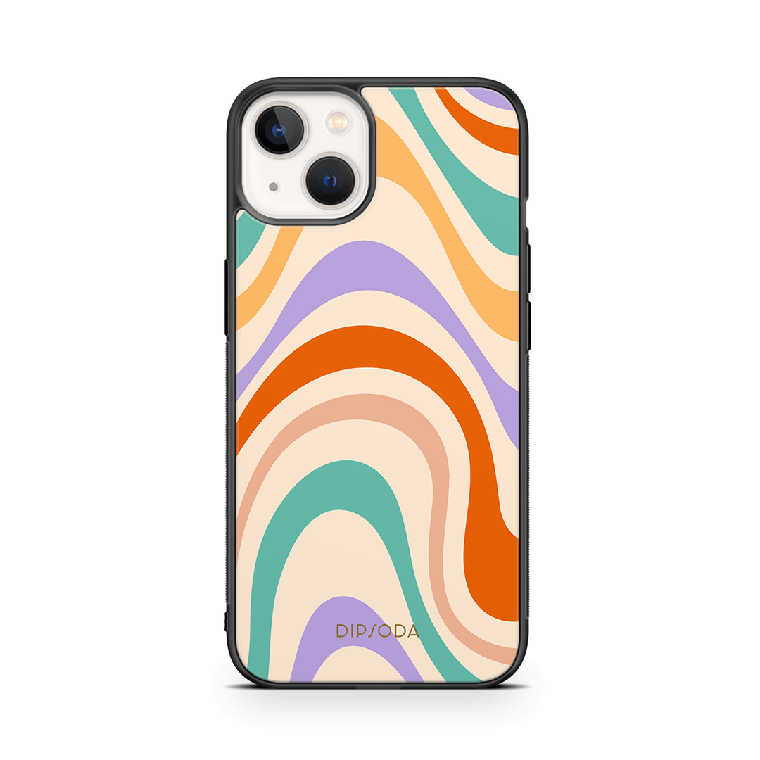 Pastel Waves Rubber Phone Case