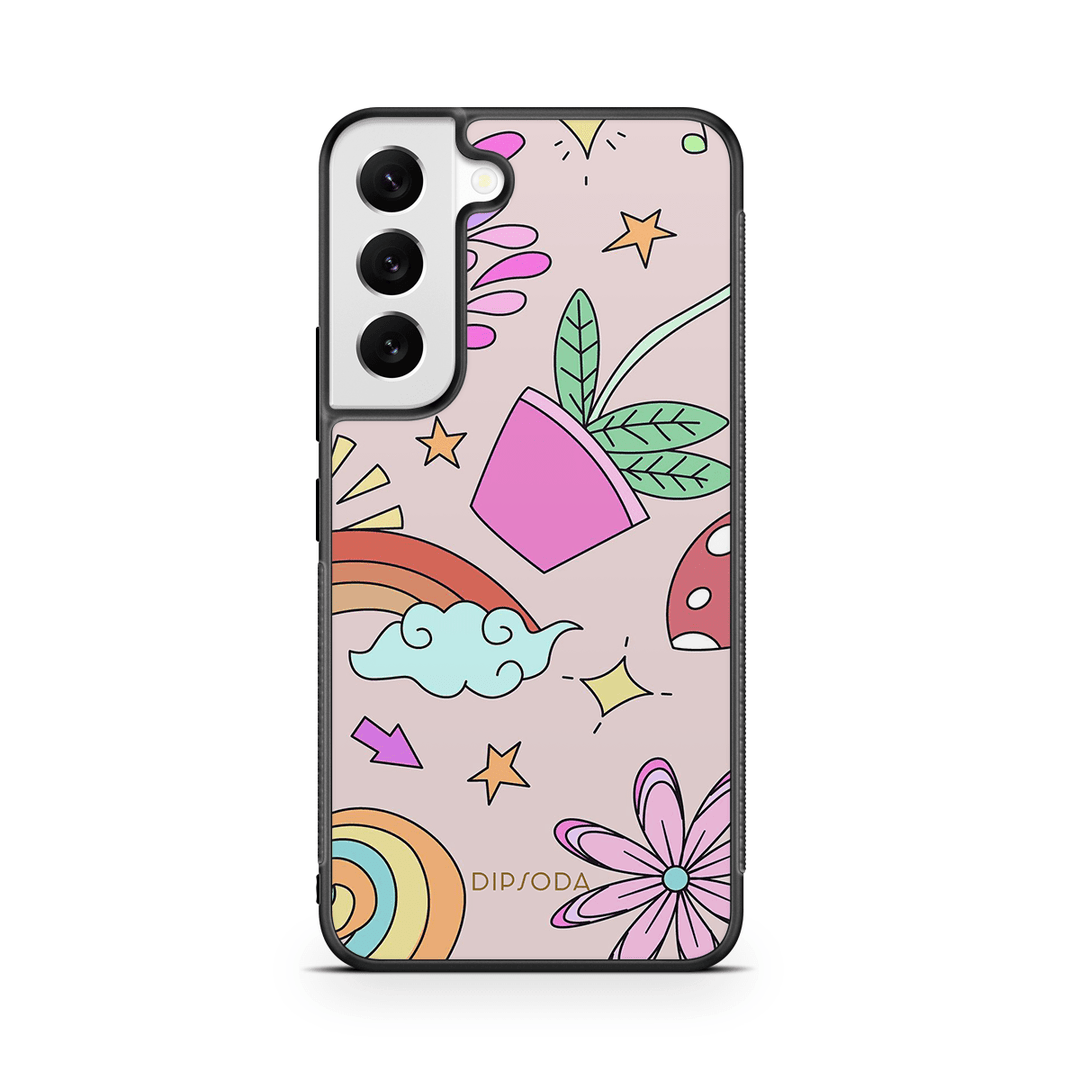 Psychedelic Style Rubber Phone Case