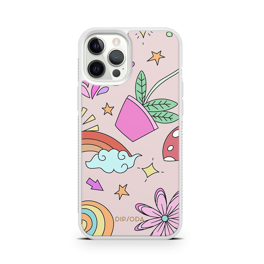 Psychedelic Style Rubber Phone Case