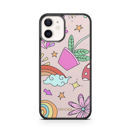 Psychedelic Style Rubber Phone Case