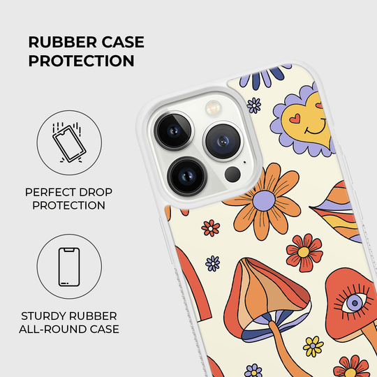 Retro Things Rubber Phone Case