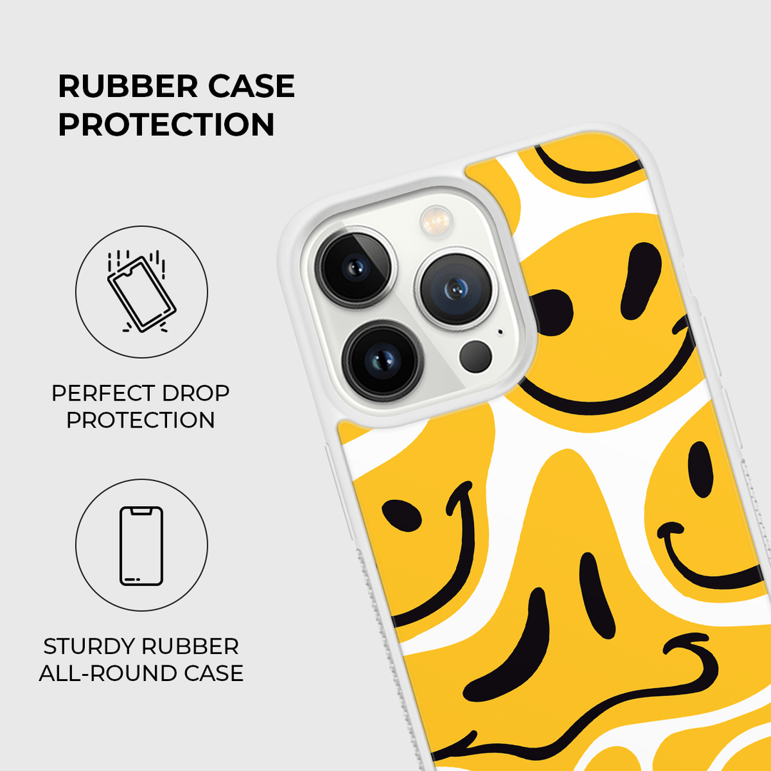 Stay Smiley Rubber Phone Case