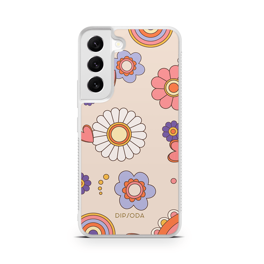 Sweet Flowers Rubber Phone Case