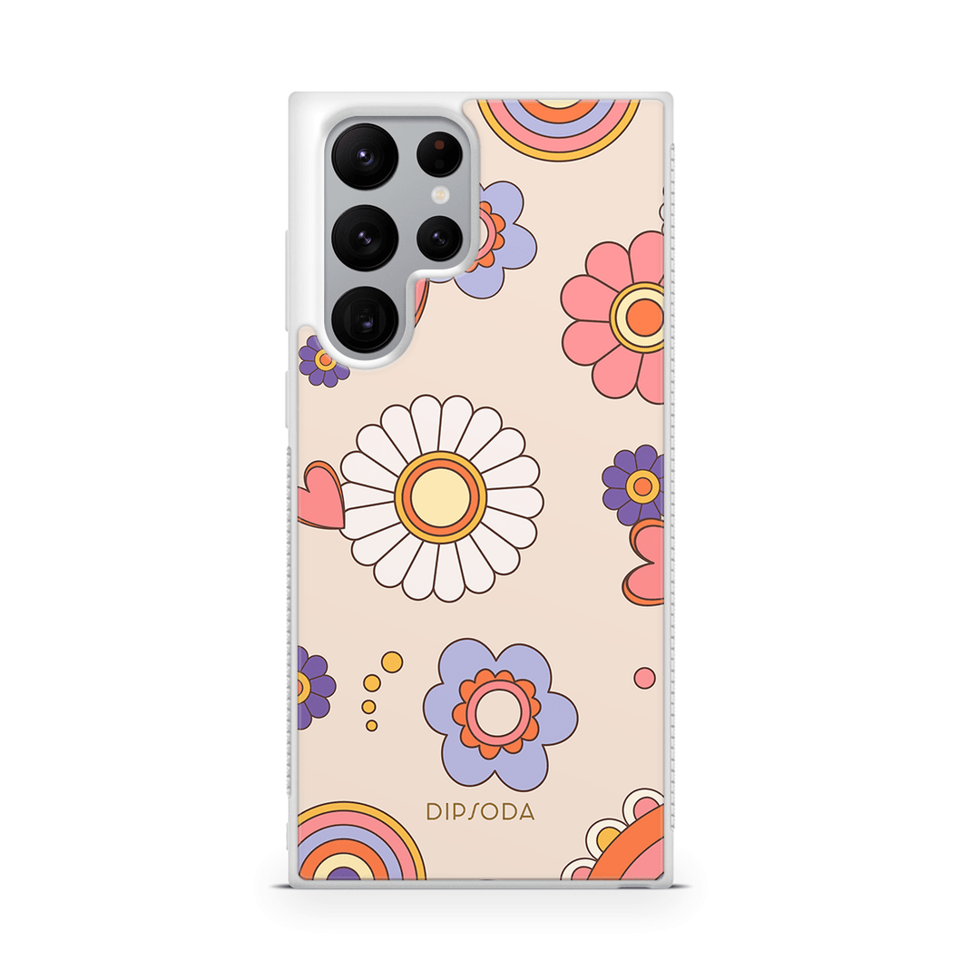 Sweet Flowers Rubber Phone Case