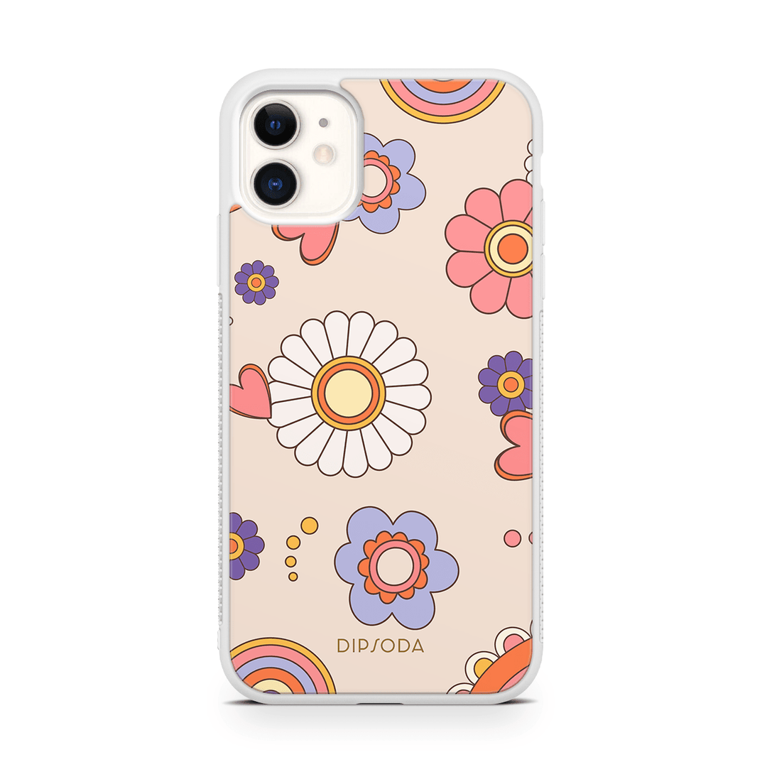 Sweet Flowers Rubber Phone Case